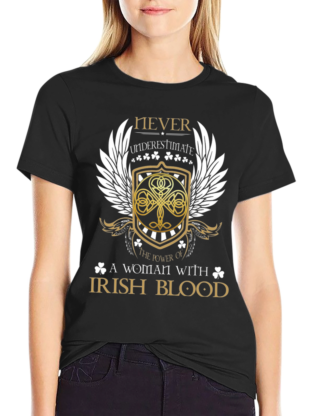 Irish Blood Womens Graphic T-Shirt