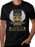 Irish Blood Womens Graphic T-Shirt