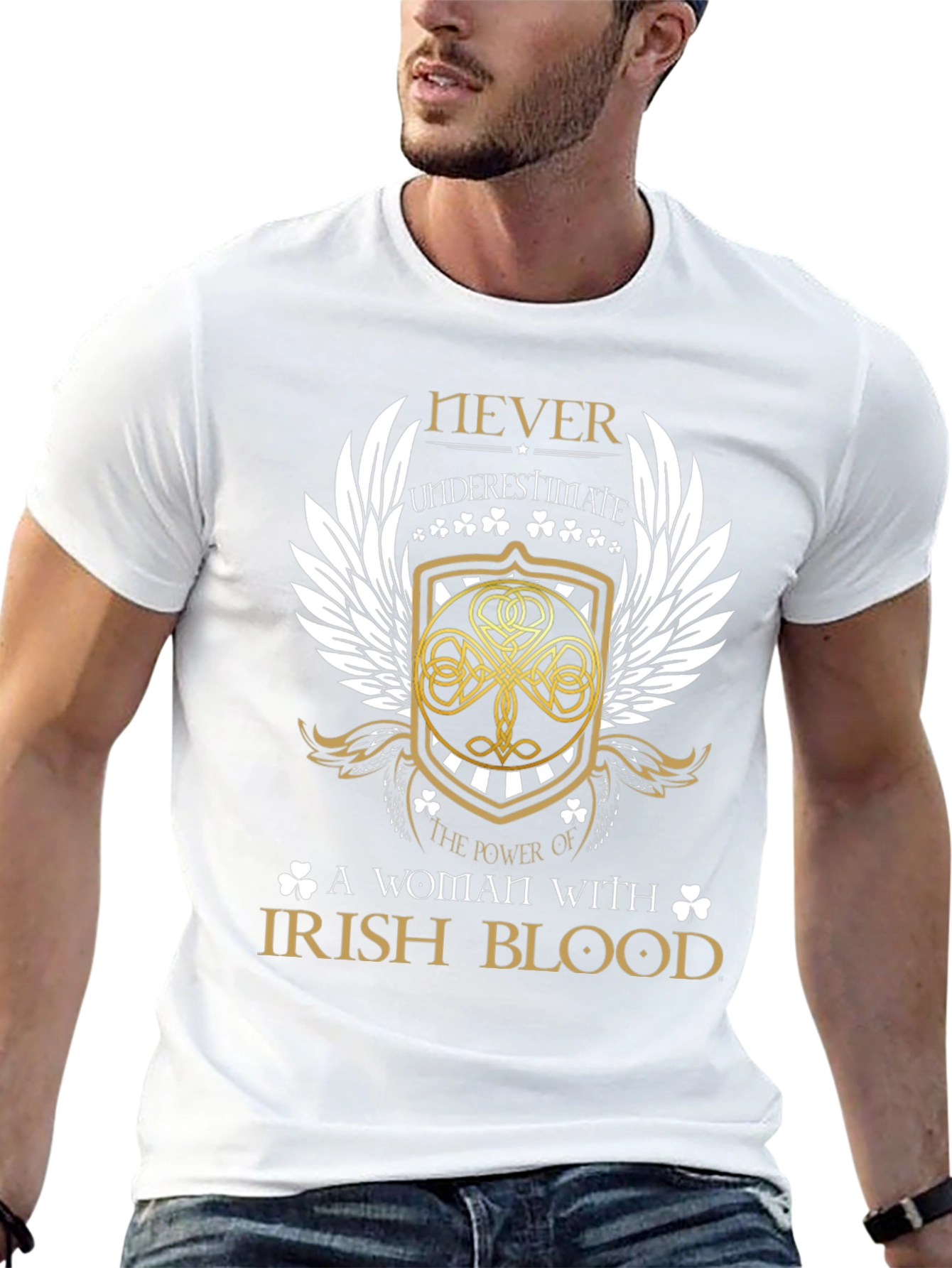 Irish Blood Womens Graphic T-Shirt
