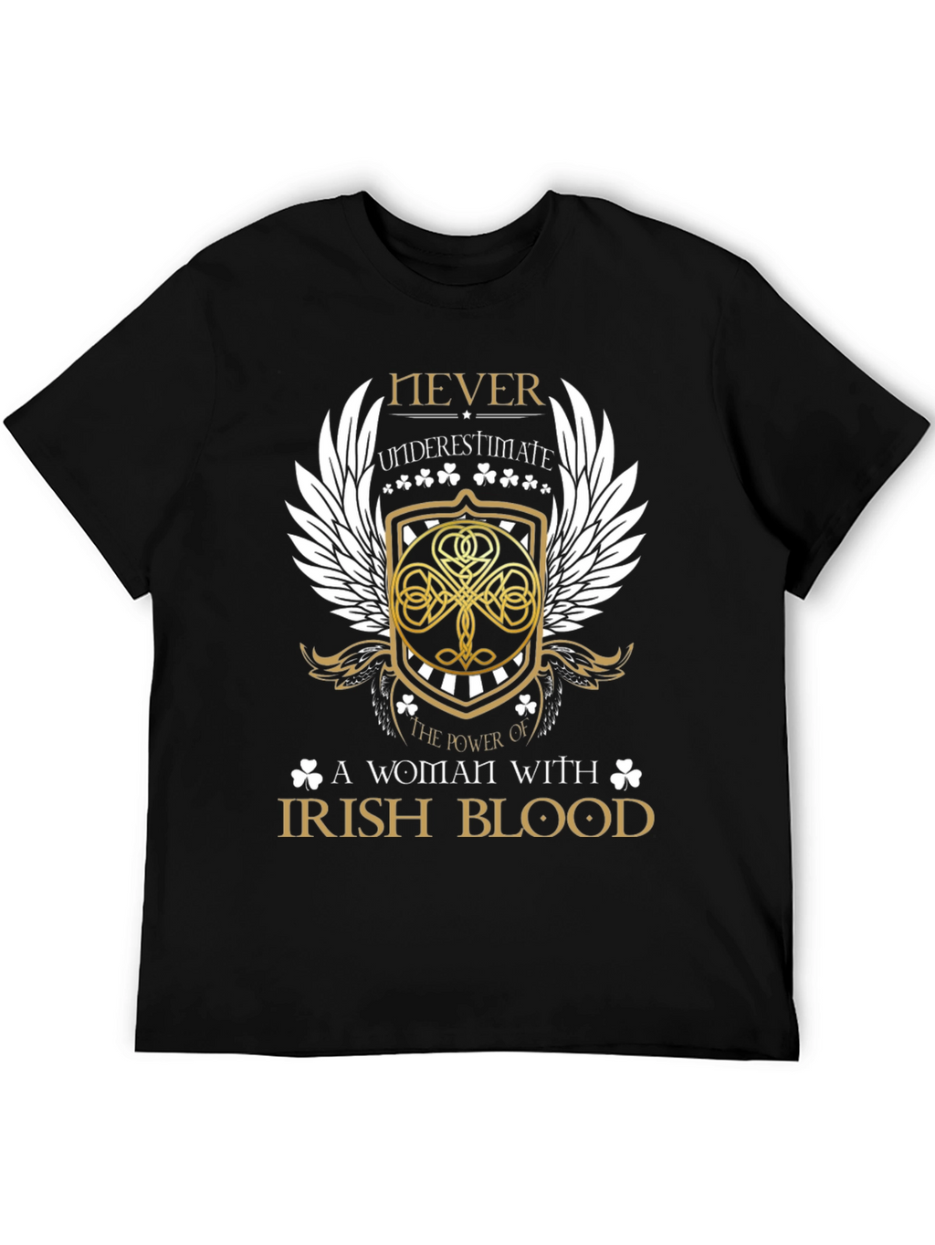 Irish Blood Womens Graphic T-Shirt