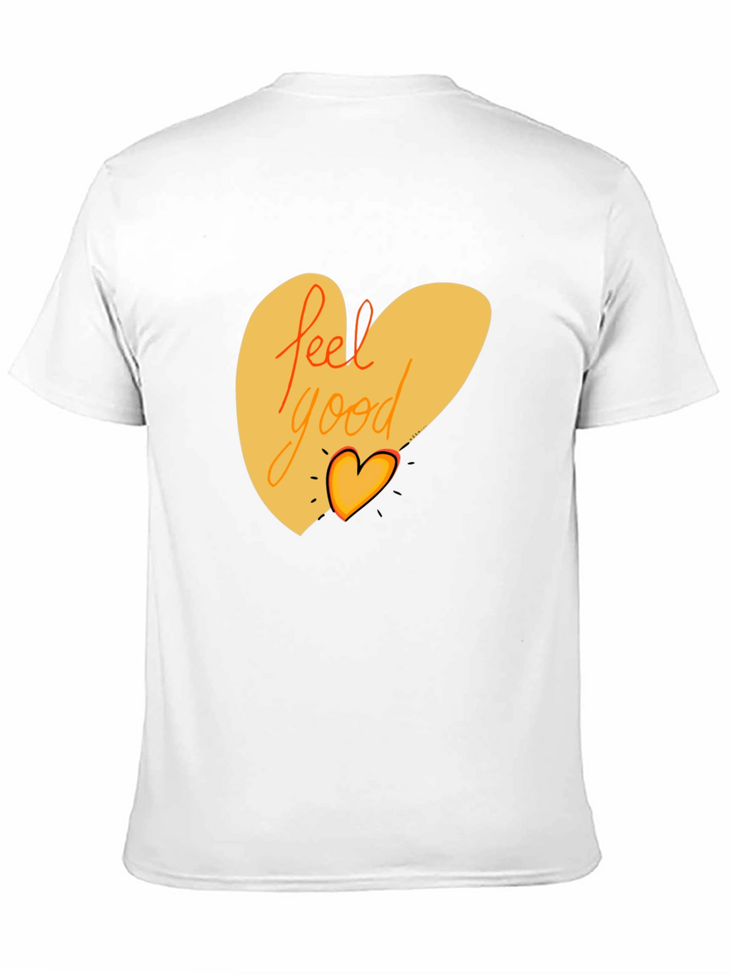 Feel Good Graphic Tee - Black Cotton Blend Shirt