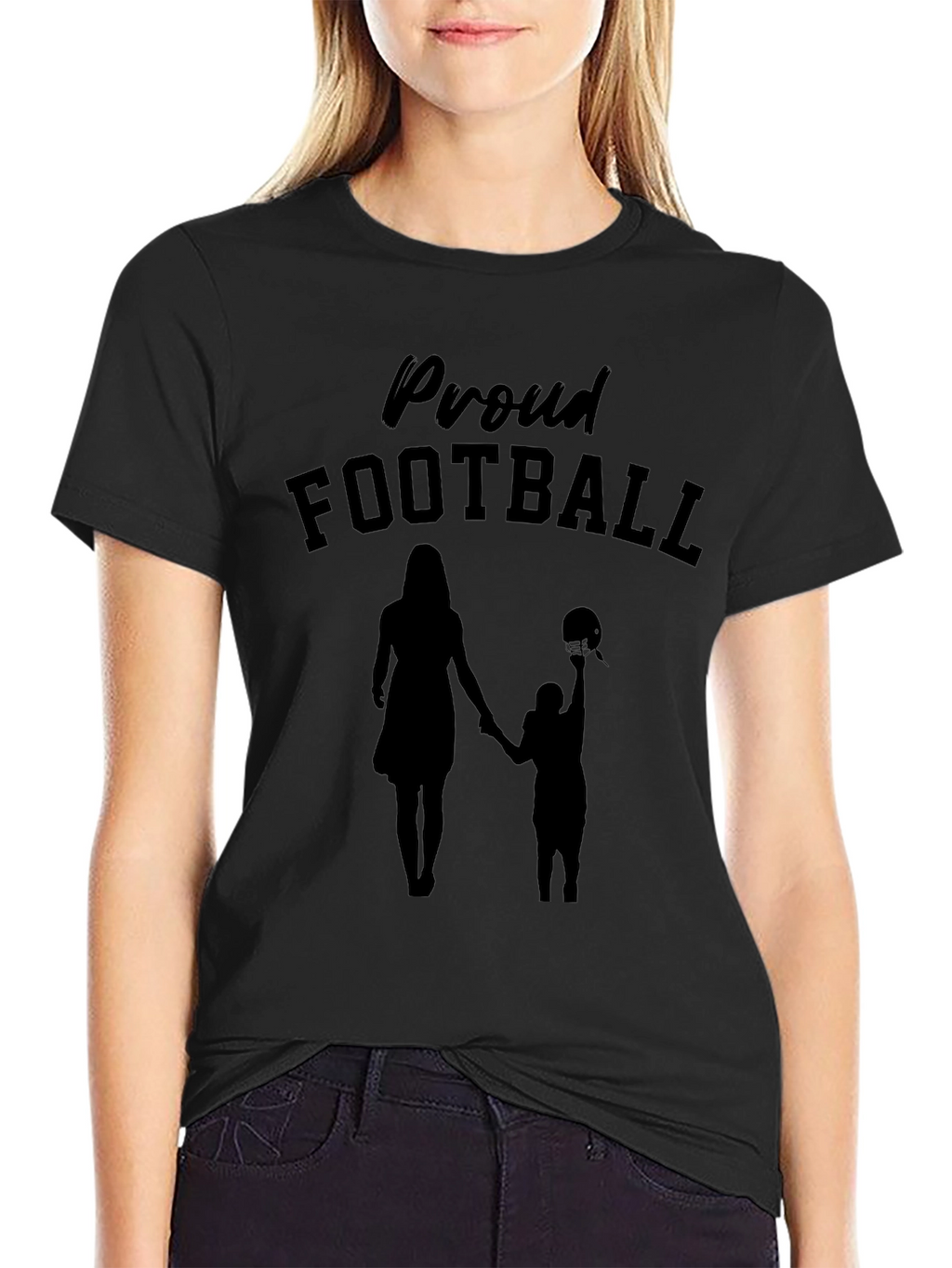 Proud Football Mom T-Shirt