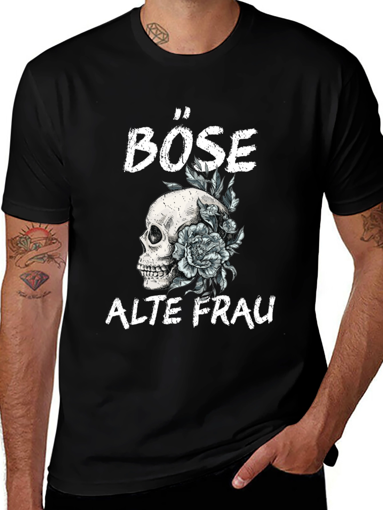 Böse Alte Frau Graphic Tee