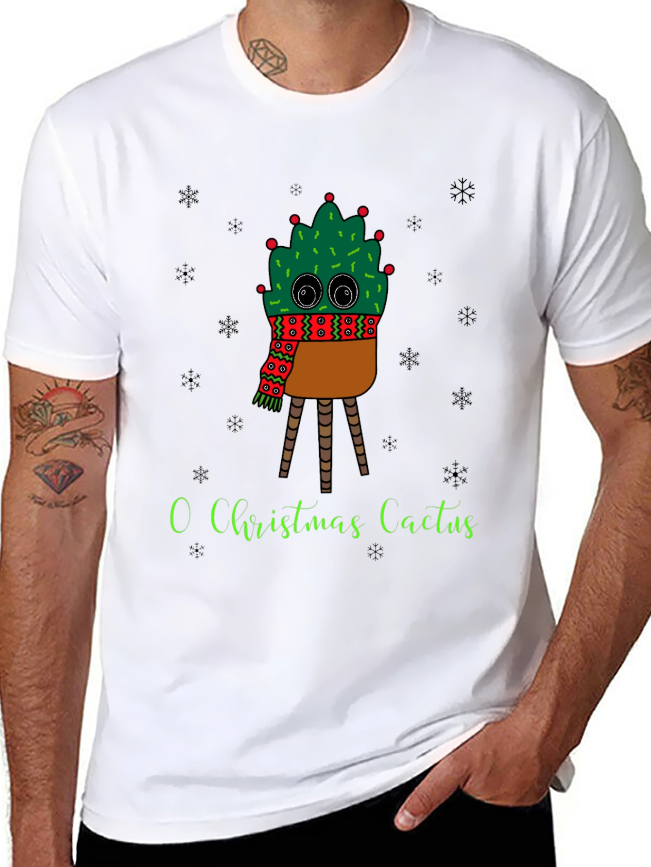 O Christmas Cactus T-Shirt - Holiday Style