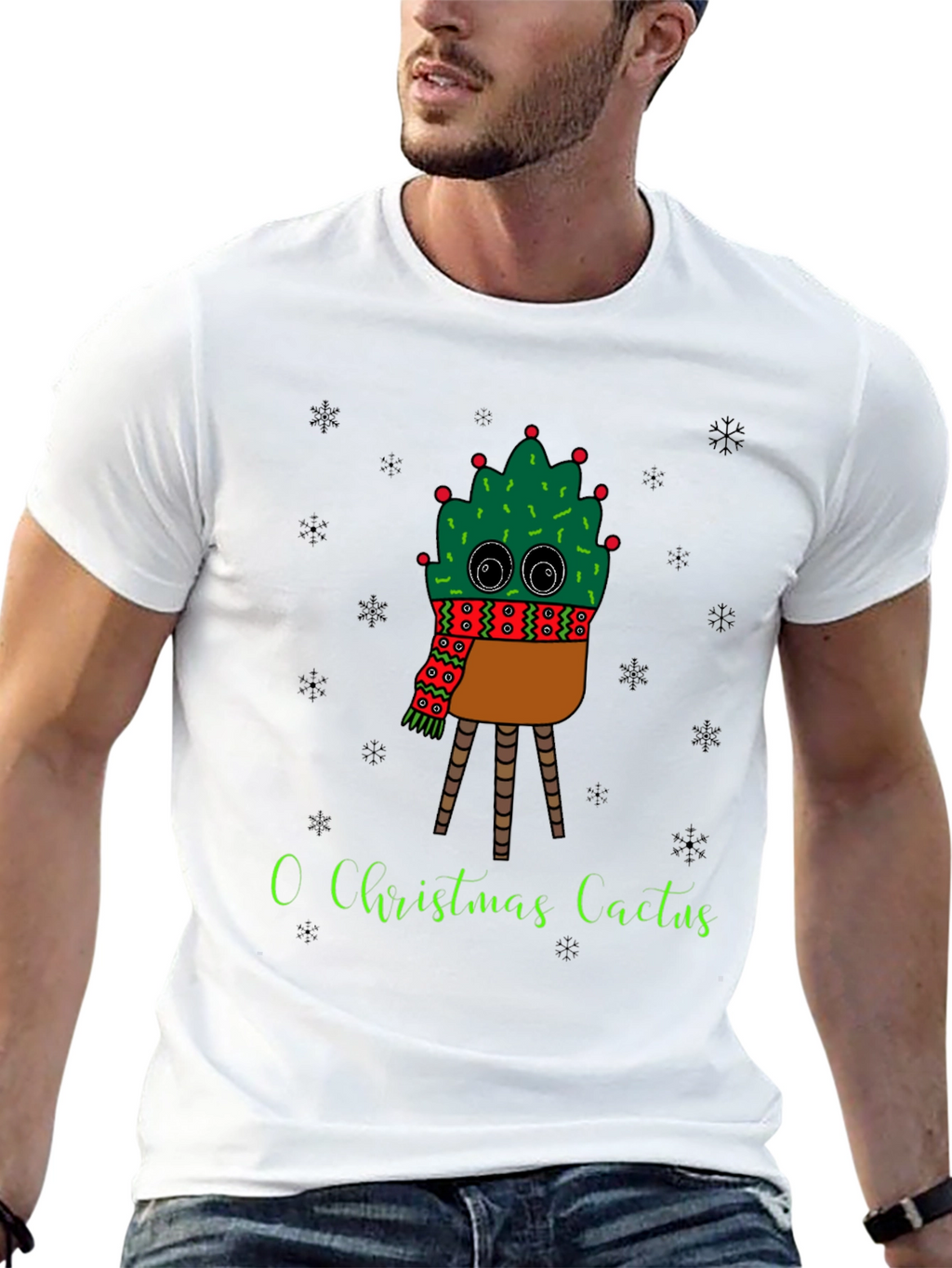 O Christmas Cactus T-Shirt - Holiday Style