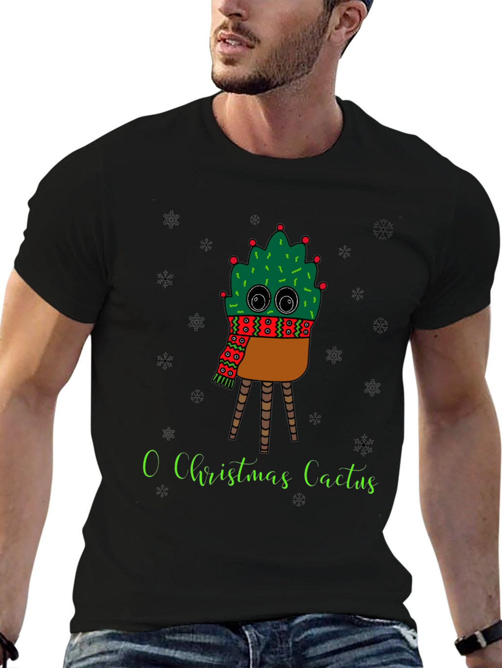 O Christmas Cactus T-Shirt - Holiday Style