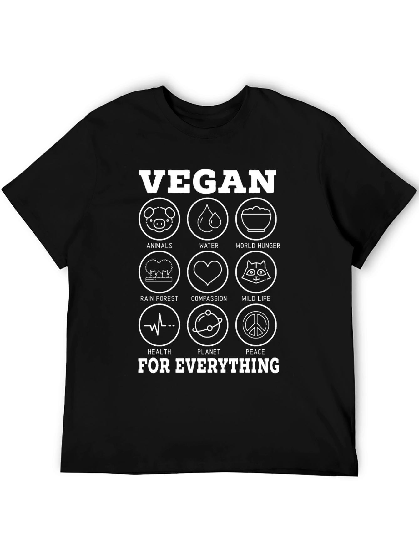 Vegan Cause T-Shirt Animals Compassion