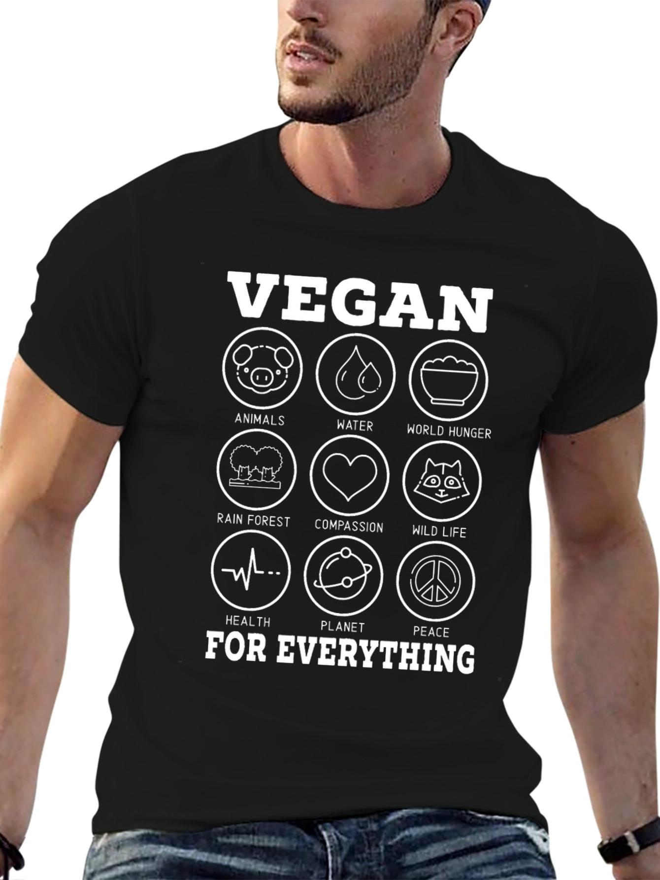 Vegan Cause T-Shirt Animals Compassion