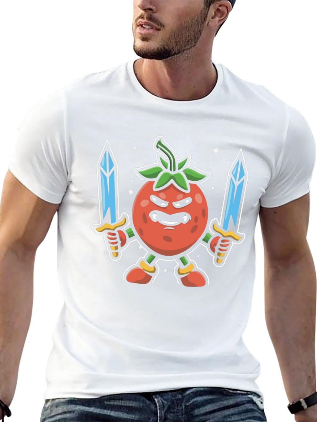 Tomato Warrior Graphic T-Shirt