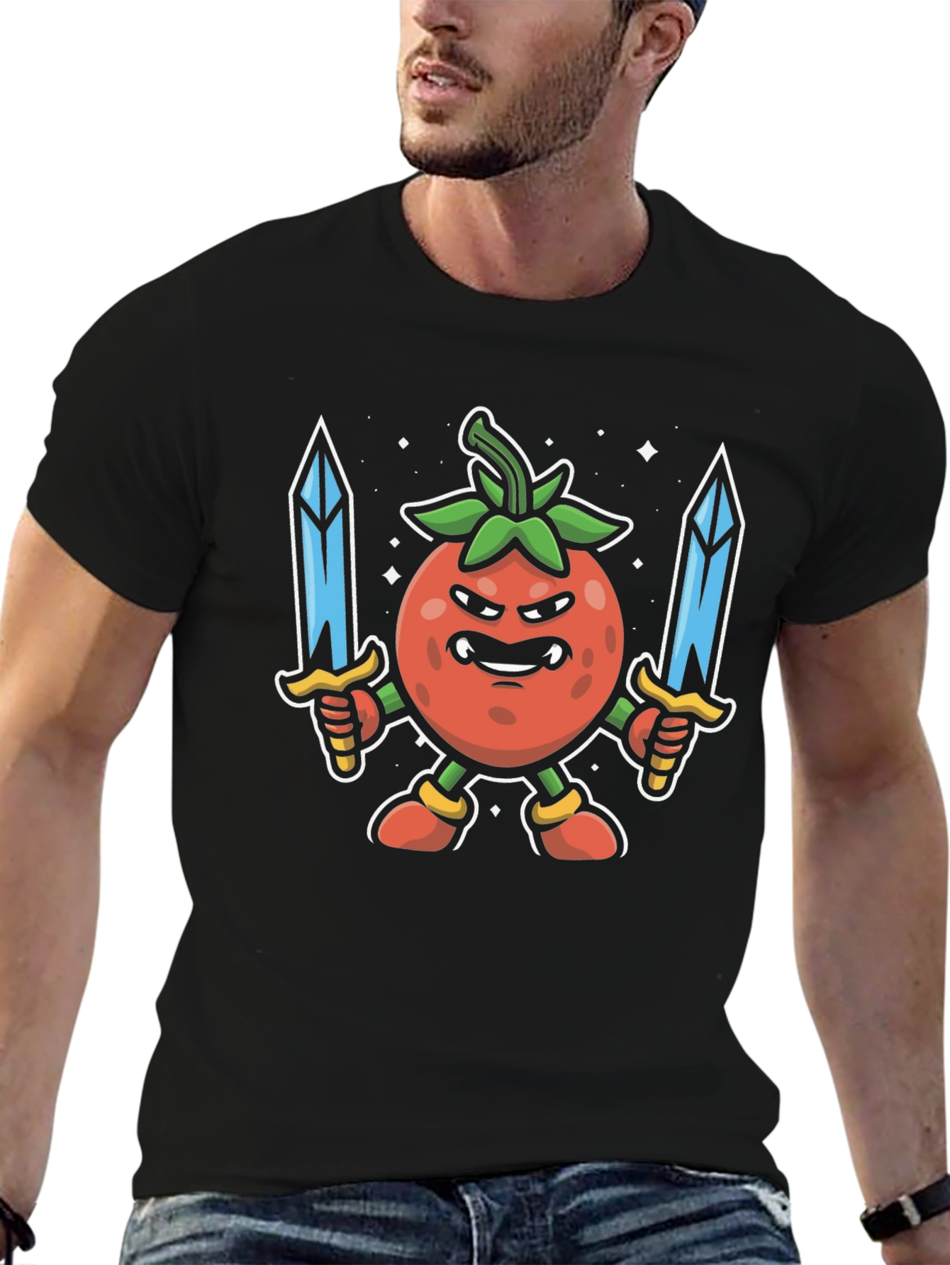Tomato Warrior Graphic T-Shirt