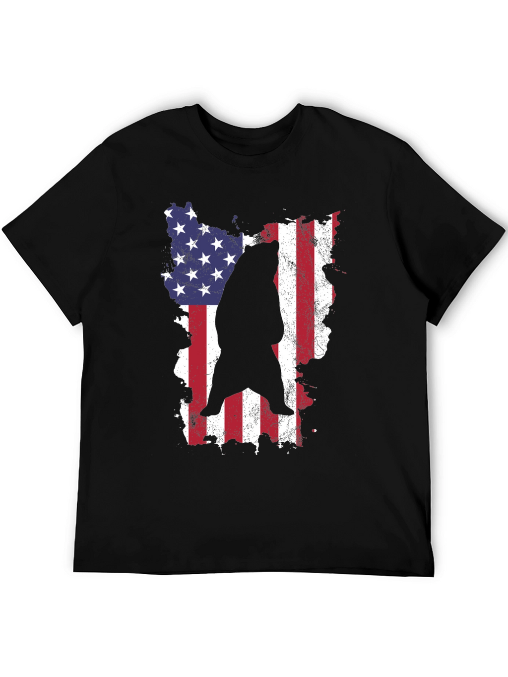 American Bear Graphic Tee - Patriotic Style