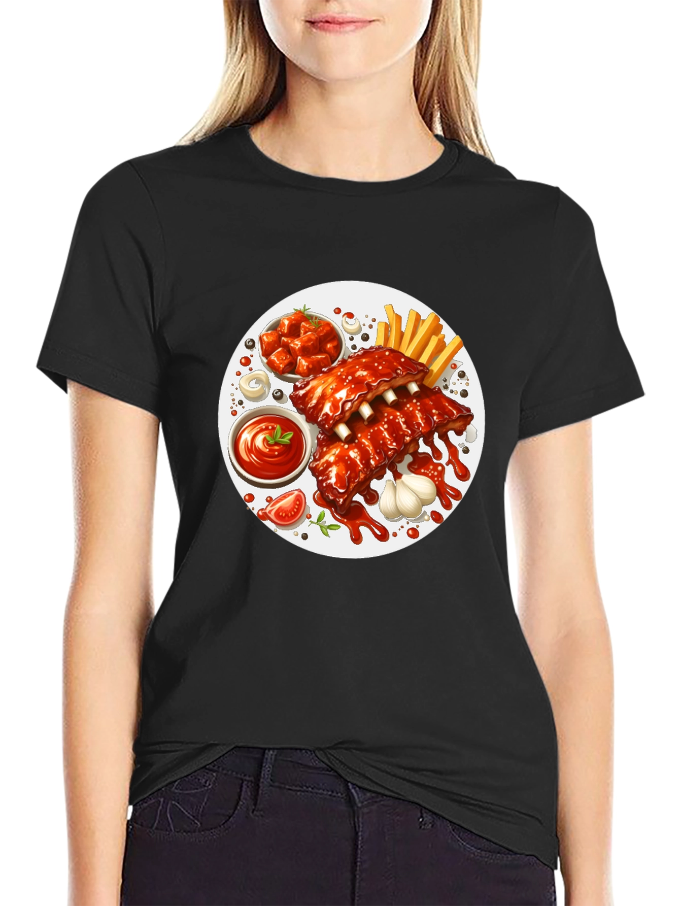 Ribs and Fries Graphic Tee