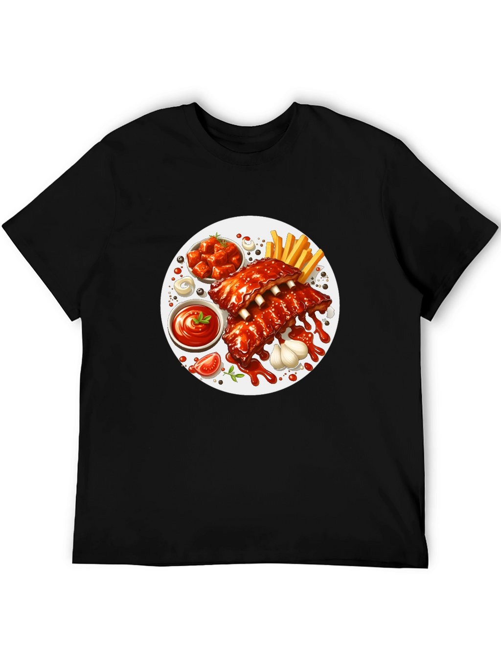 Ribs and Fries Graphic Tee