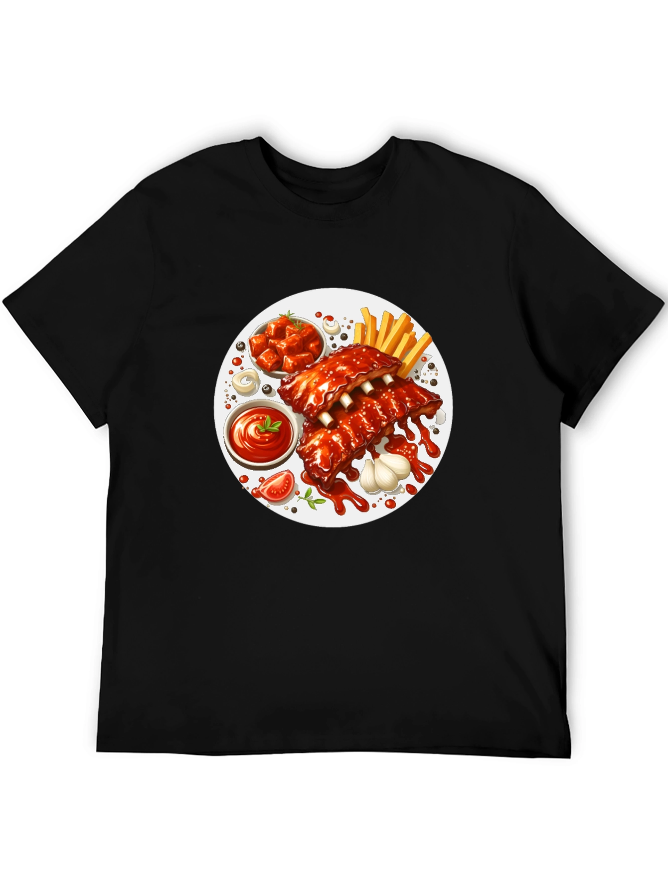 Ribs and Fries Graphic Tee