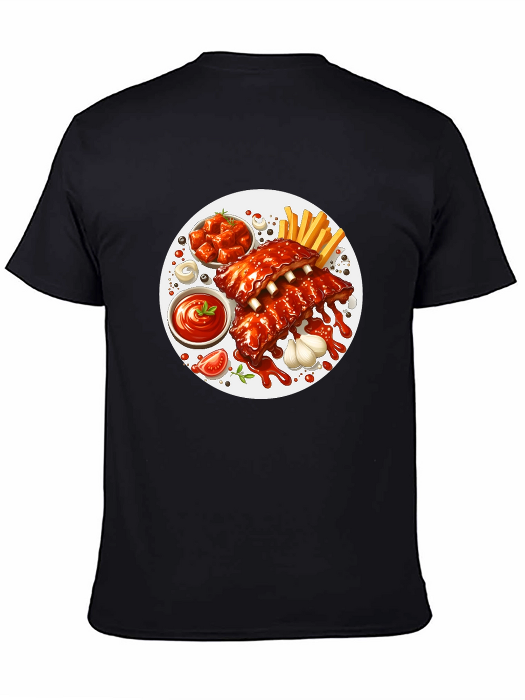 Ribs and Fries Graphic Tee