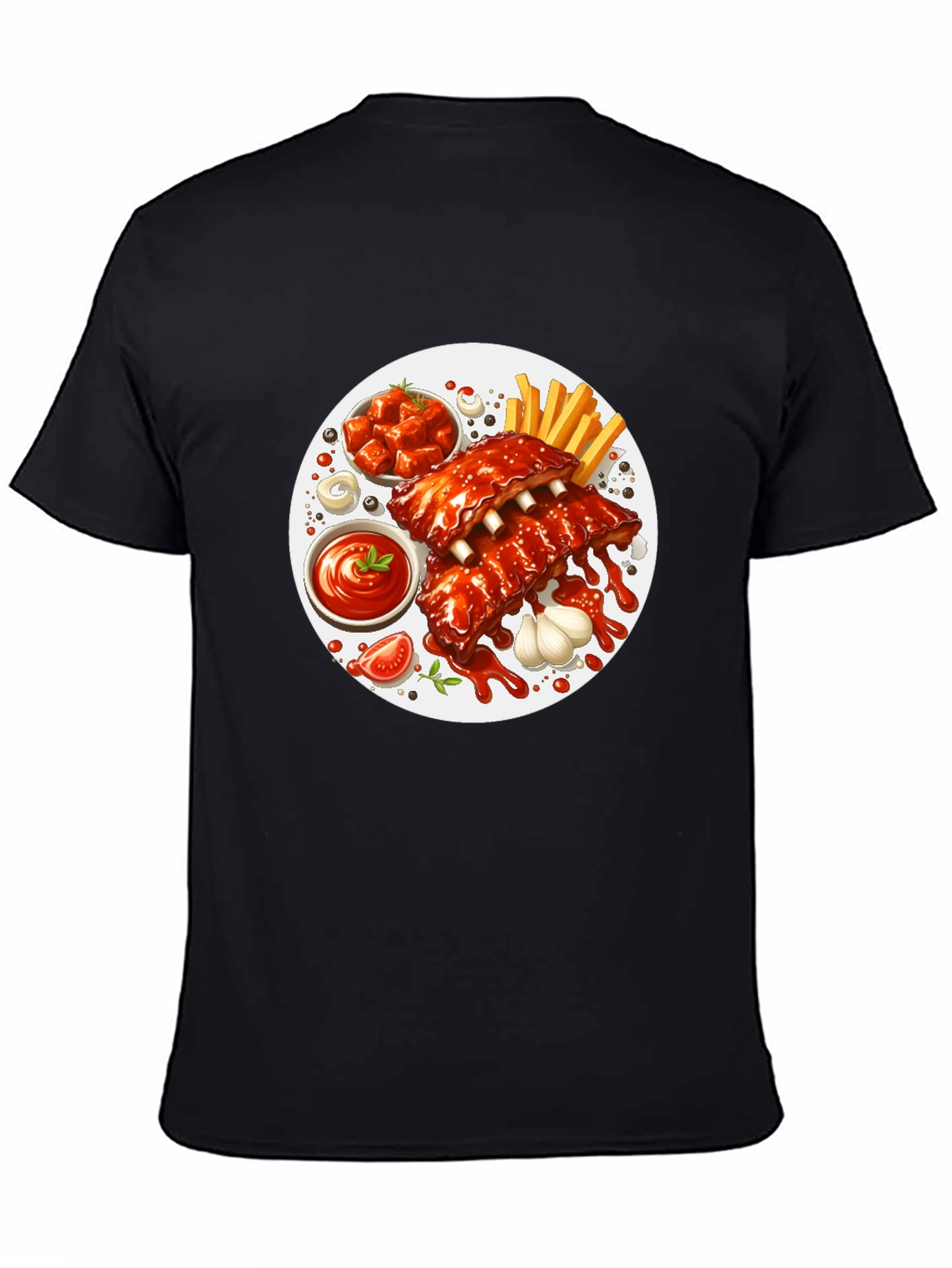 Ribs and Fries Graphic Tee