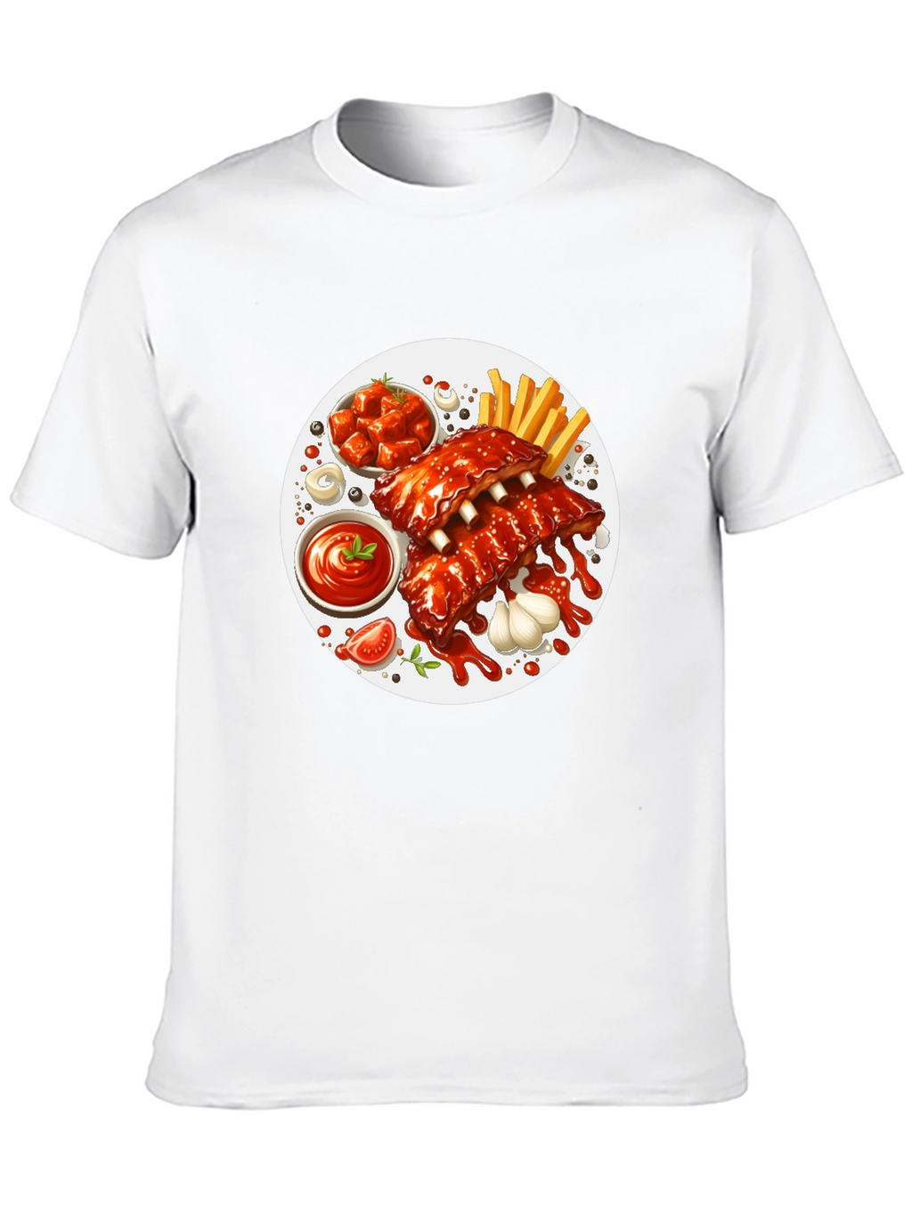 Ribs and Fries Graphic Tee