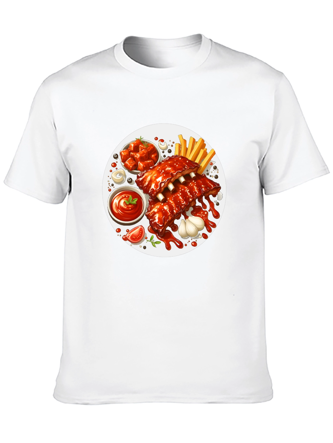 Ribs and Fries Graphic Tee