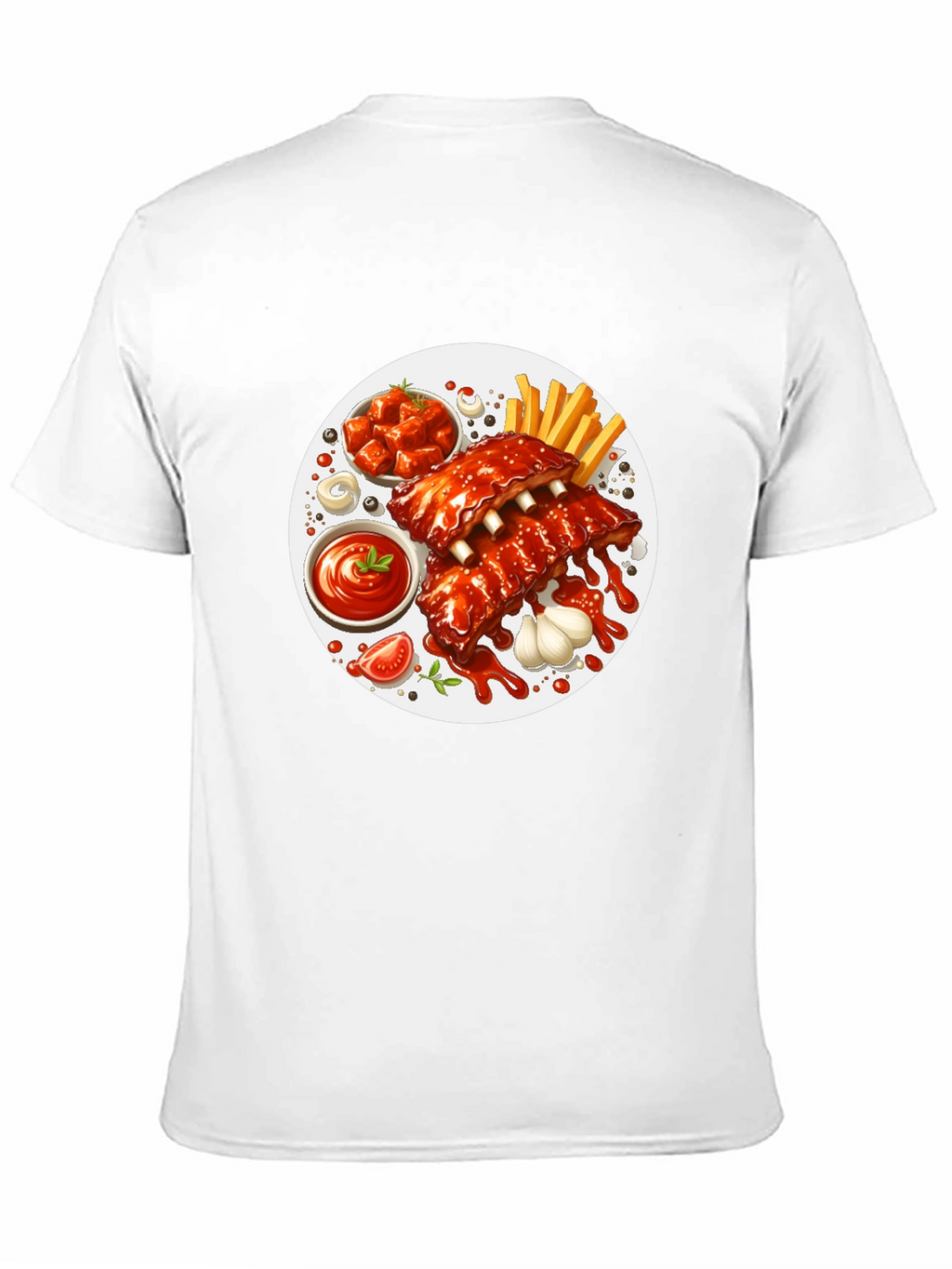 Ribs and Fries Graphic Tee
