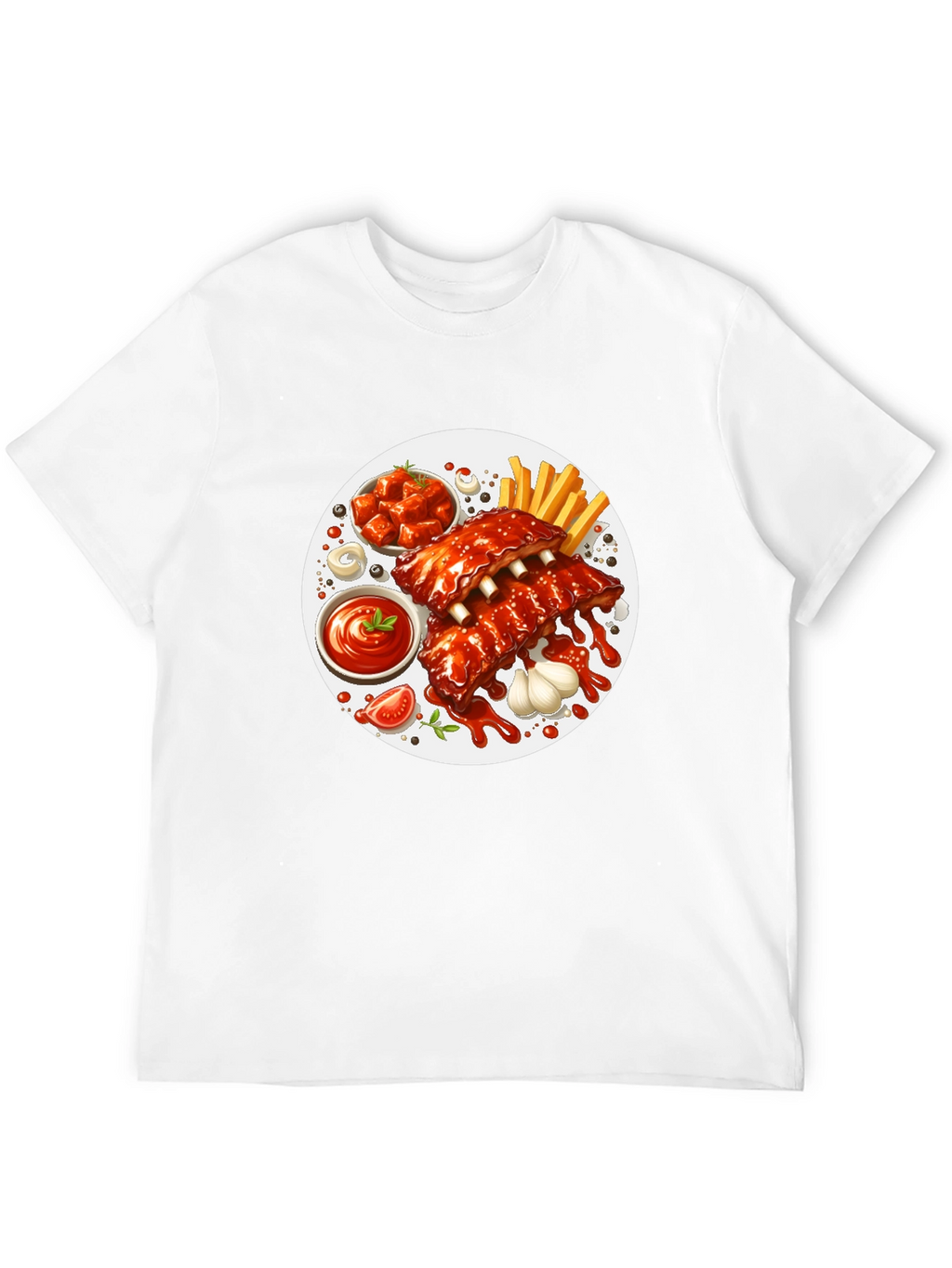 Ribs and Fries Graphic Tee