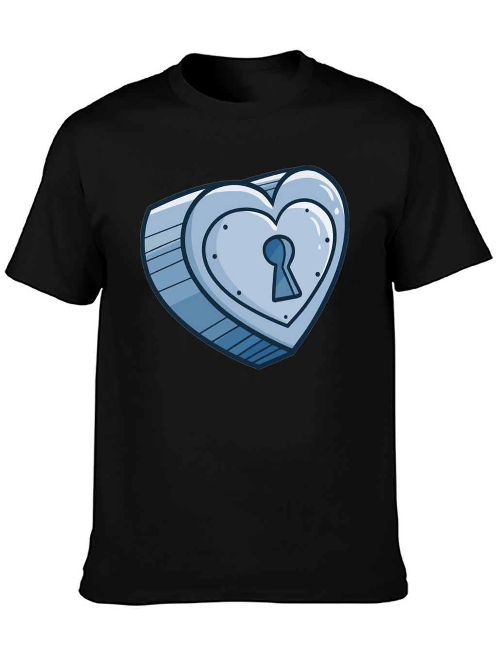 Heart Lock T-Shirt - Unique Graphic Tee