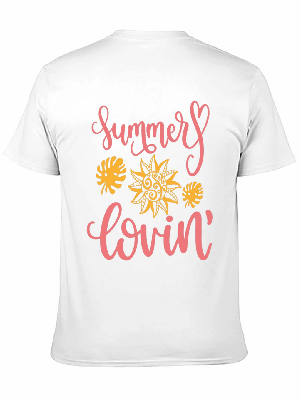 Summer Lovin Graphic Tee - Black Cotton Blend
