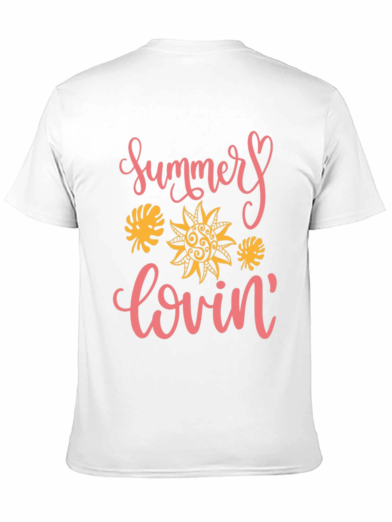 Summer Lovin Graphic Tee - Black Cotton Blend