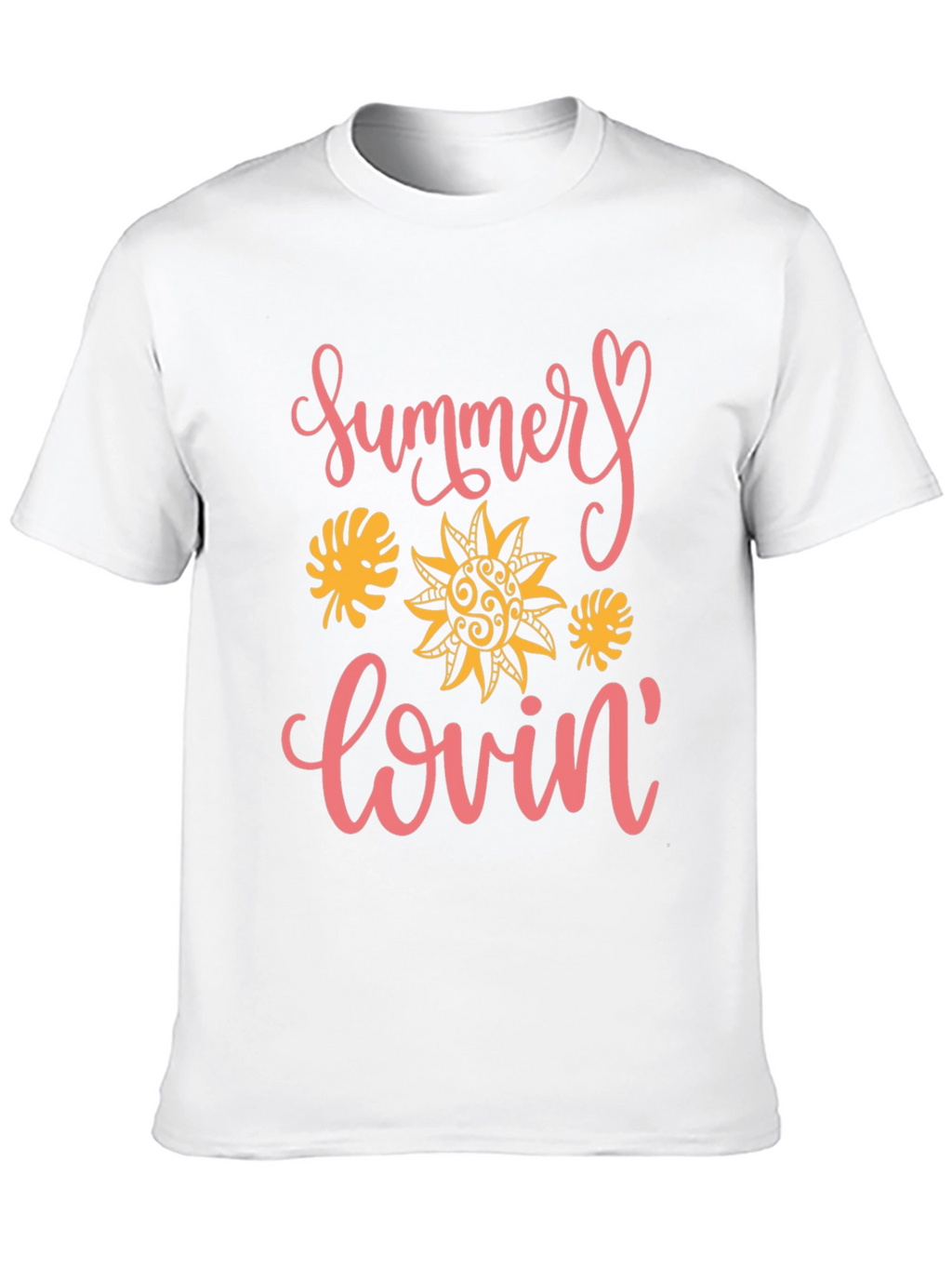Summer Lovin Graphic Tee - Black Cotton Blend
