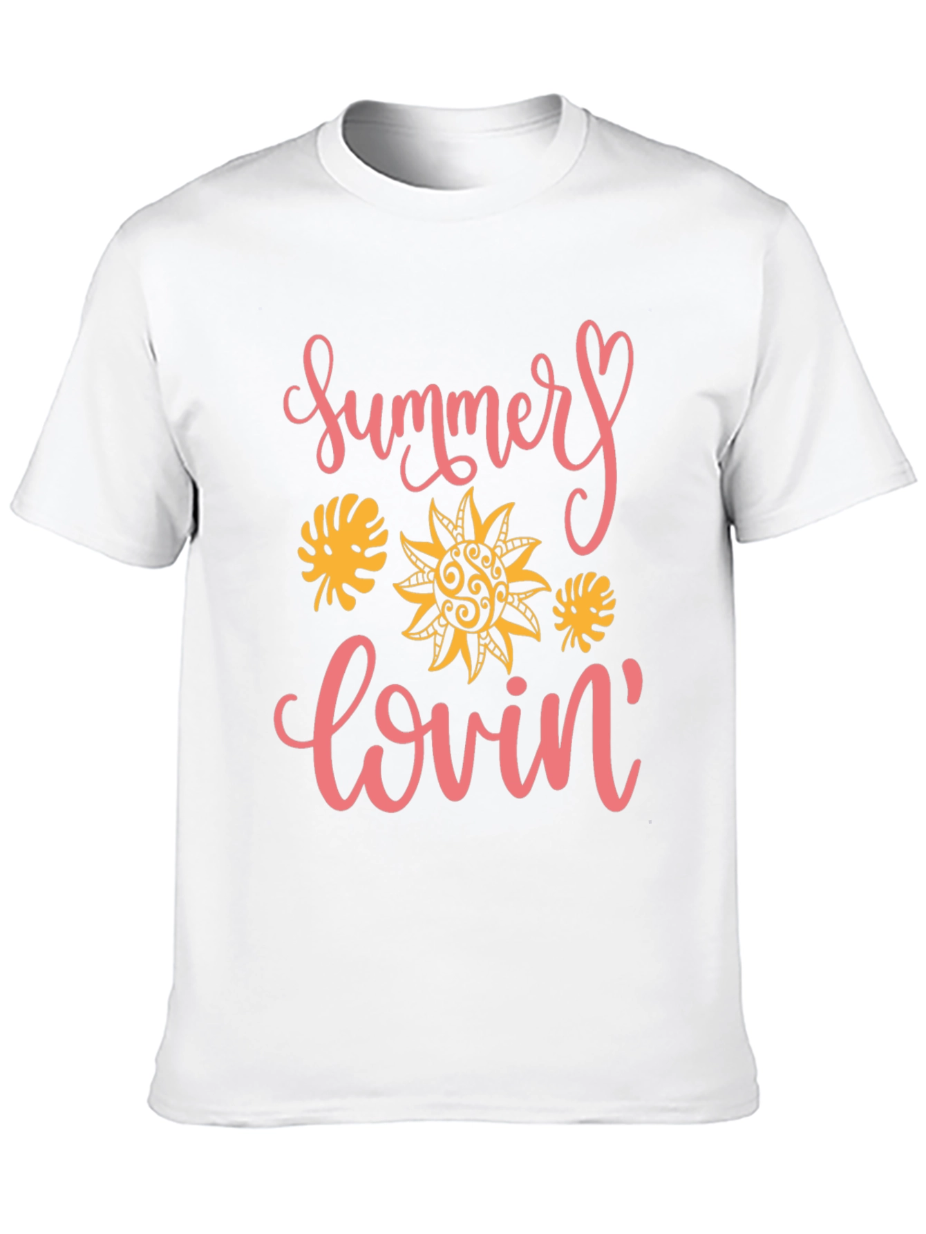 Summer Lovin Graphic Tee - Black Cotton Blend