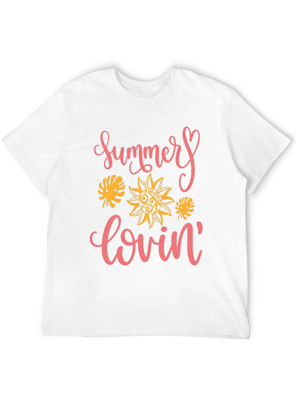 Summer Lovin Graphic Tee - Black Cotton Blend