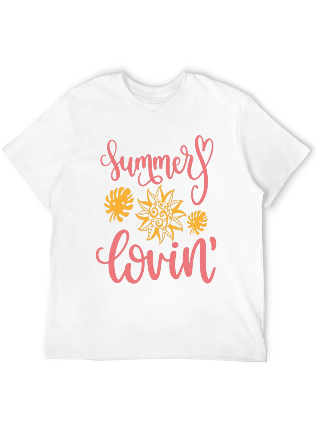 Summer Lovin Graphic Tee - Black Cotton Blend