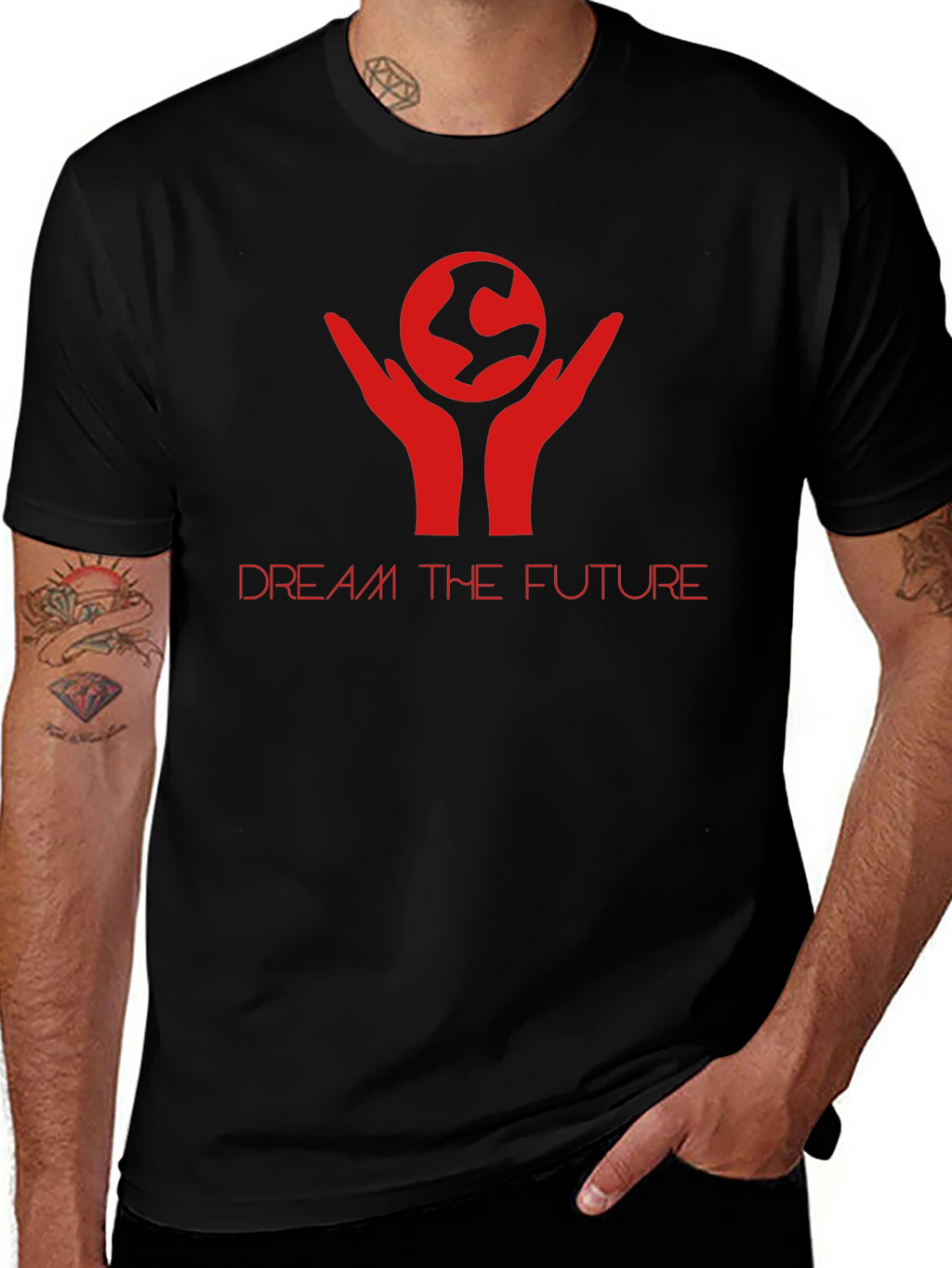 Dream The Future T-Shirt - Black