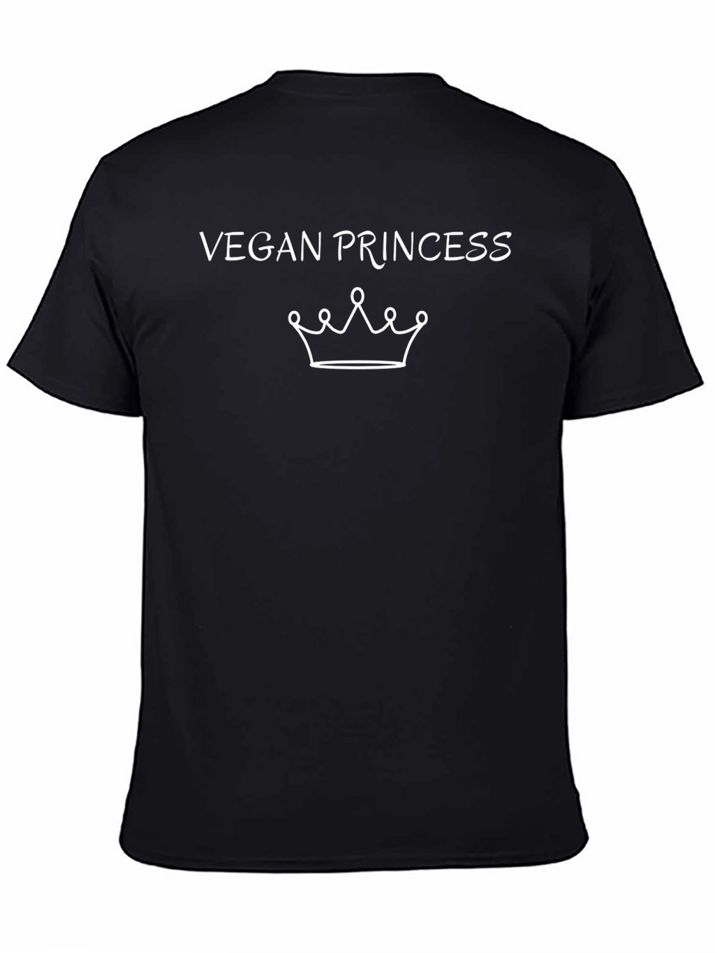 Vegan Princess T-Shirt - Cute Crown Design