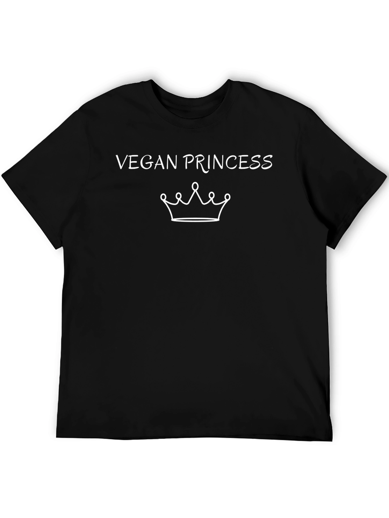 Vegan Princess T-Shirt - Cute Crown Design