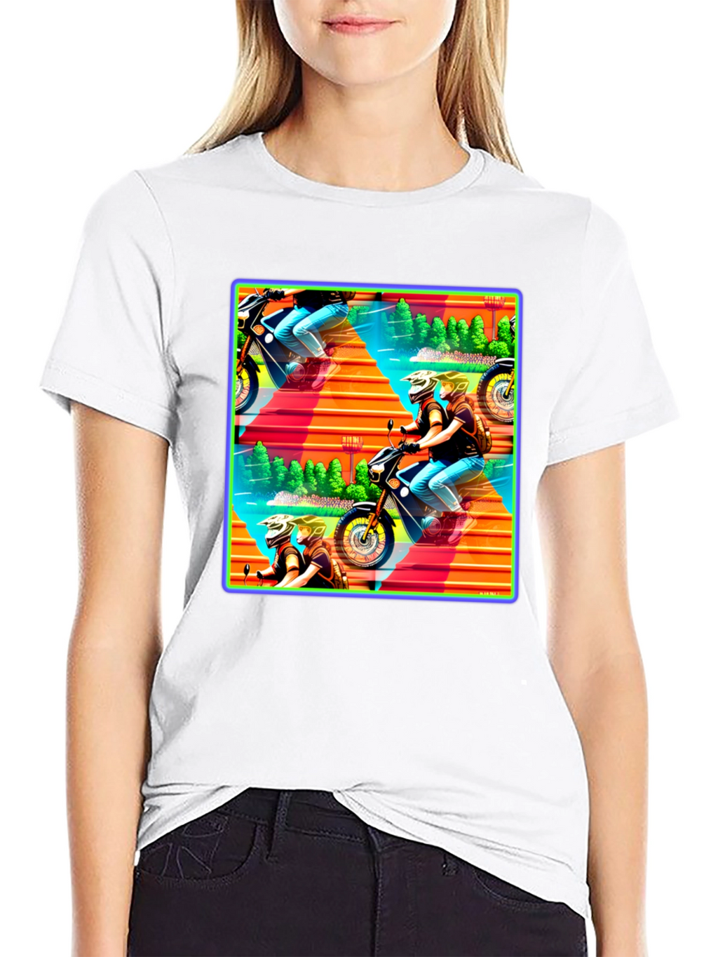 Motorcycle Adventure Graphic Tee