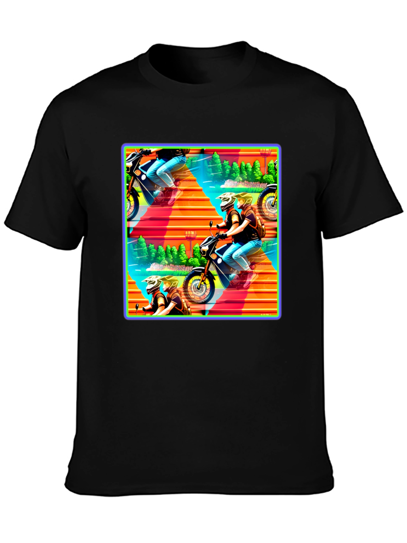Motorcycle Adventure Graphic Tee