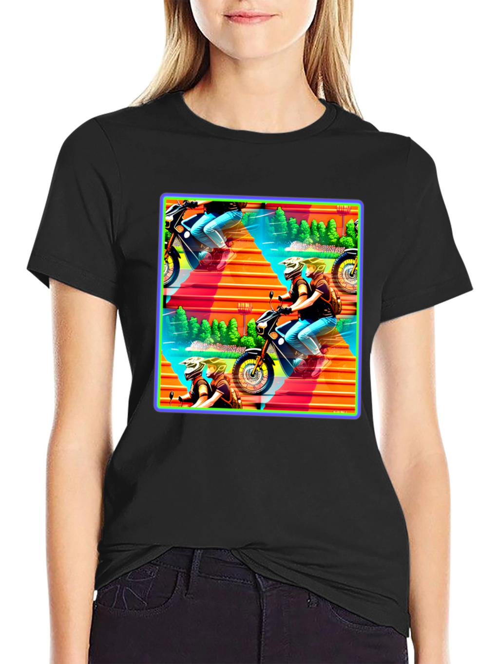 Motorcycle Adventure Graphic Tee