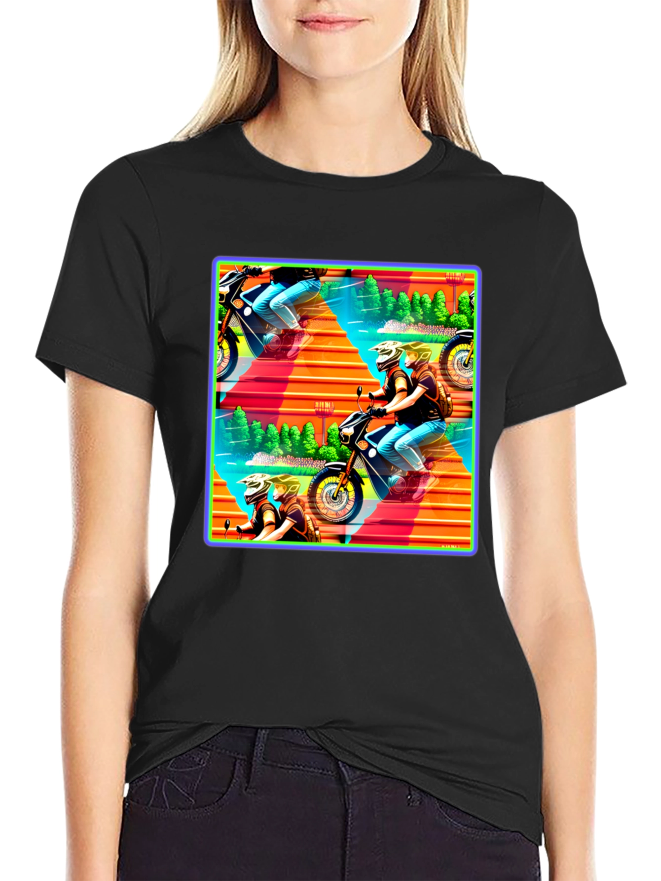 Motorcycle Adventure Graphic Tee