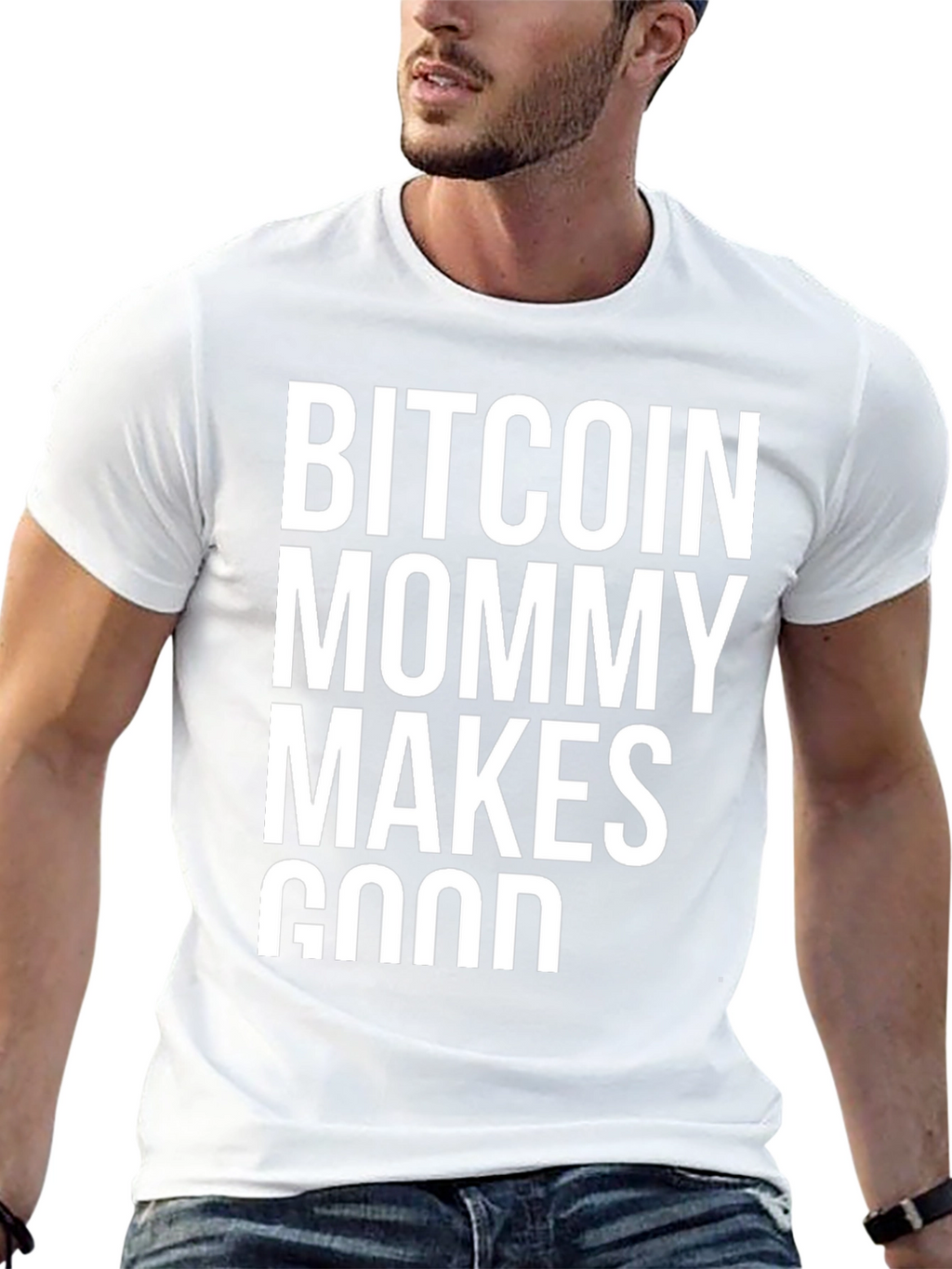 Bitcoin Mommy Makes Good Black T-Shirt