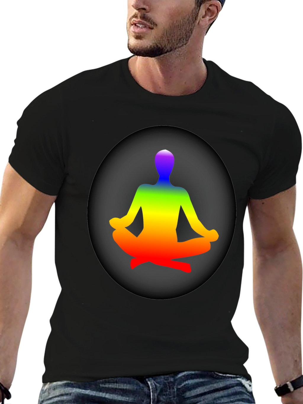 Rainbow Yoga Meditation T-Shirt