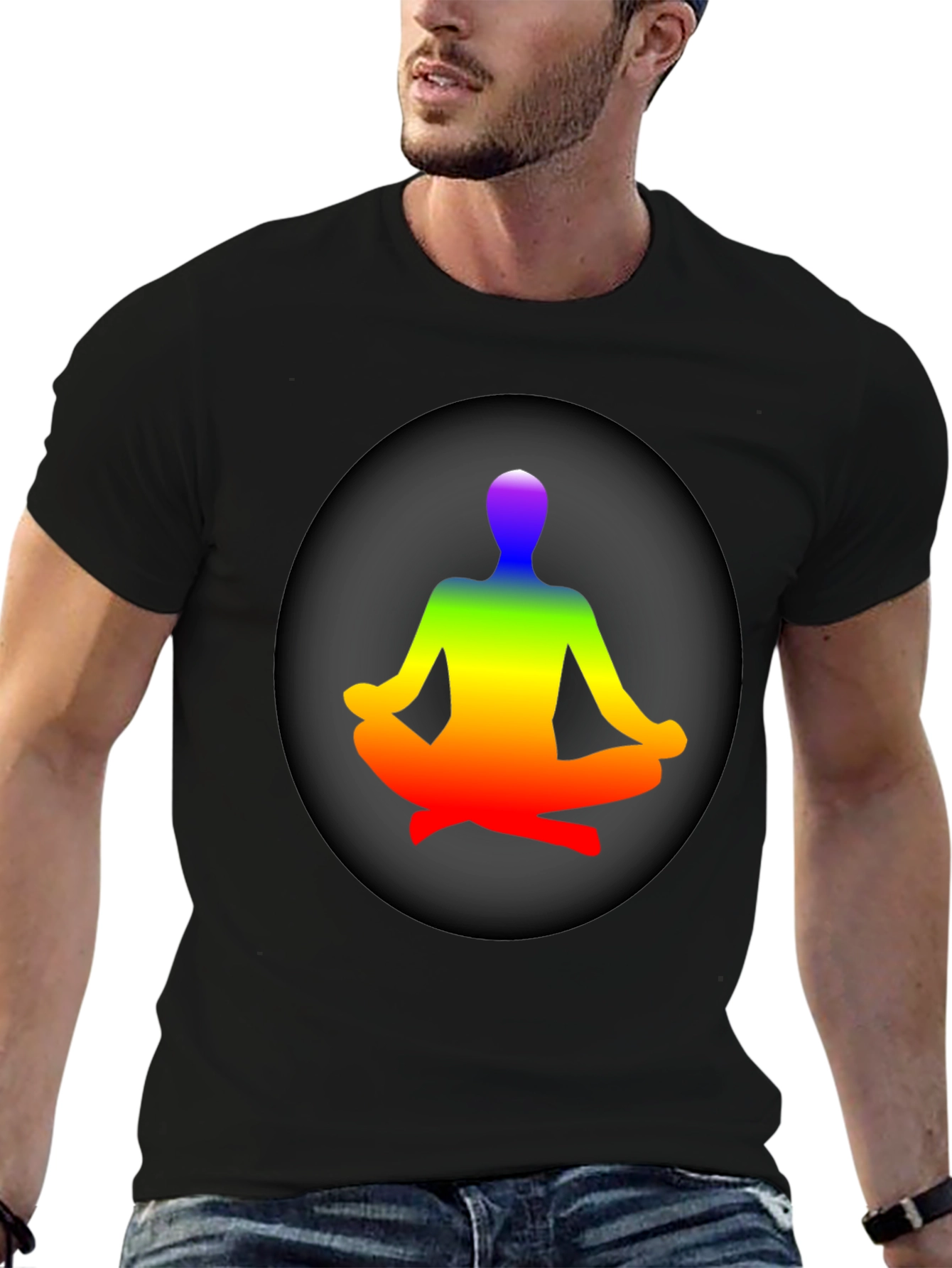 Rainbow Yoga Meditation T-Shirt