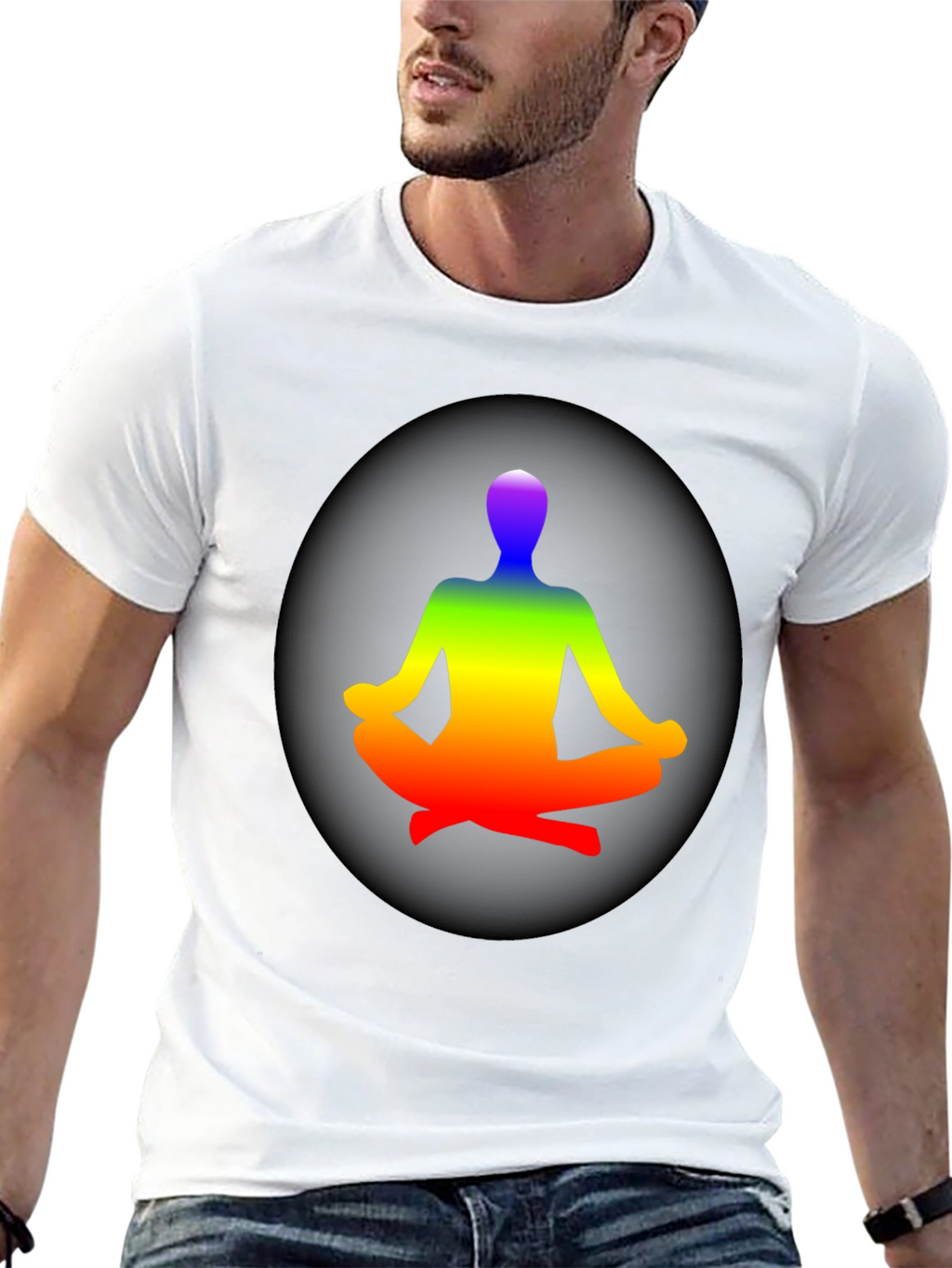 Rainbow Yoga Meditation T-Shirt