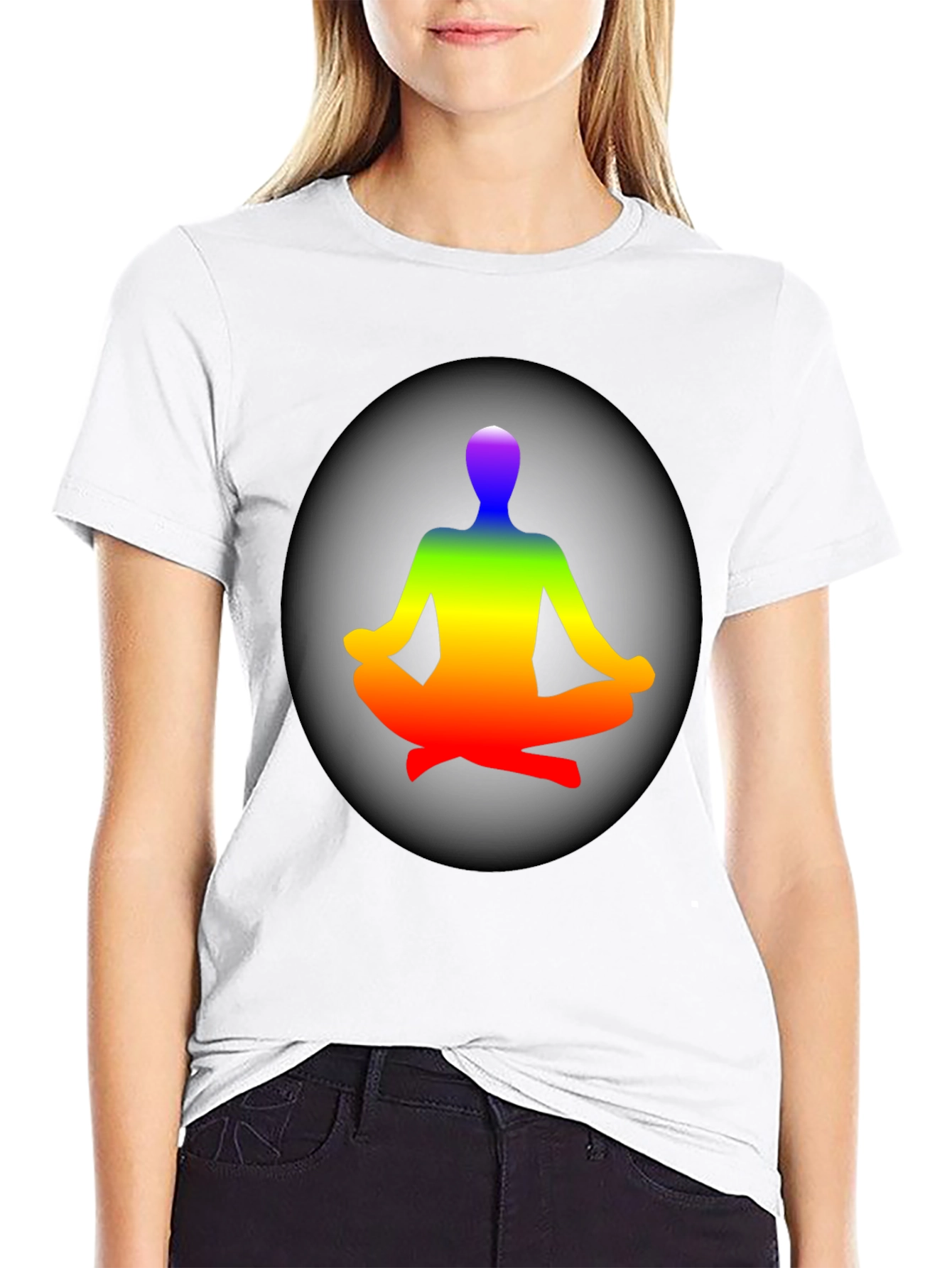 Rainbow Yoga Meditation T-Shirt