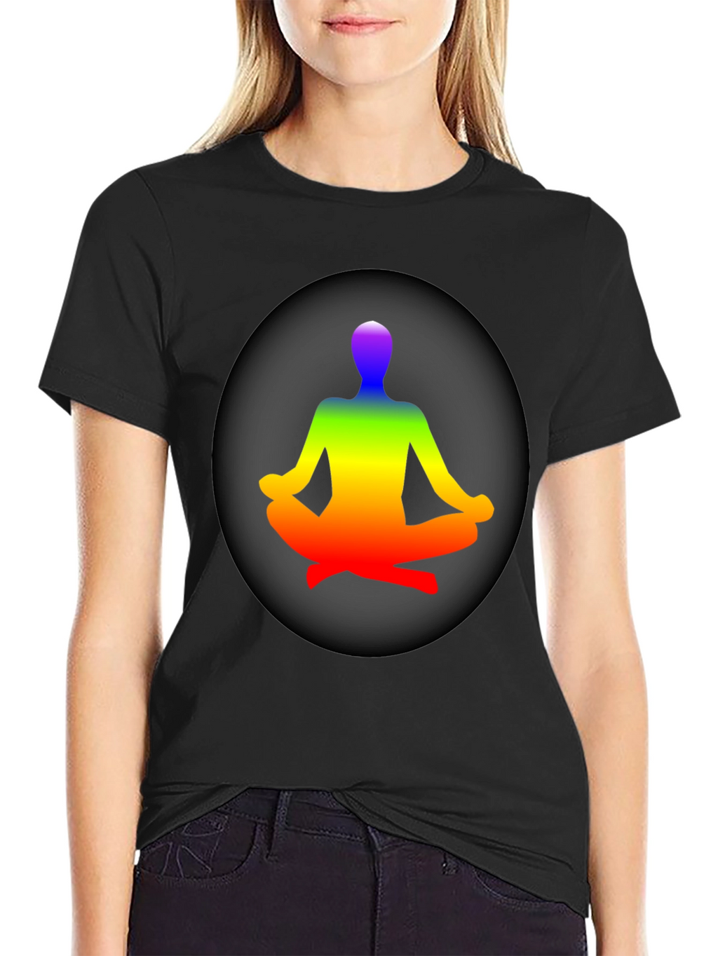 Rainbow Yoga Meditation T-Shirt