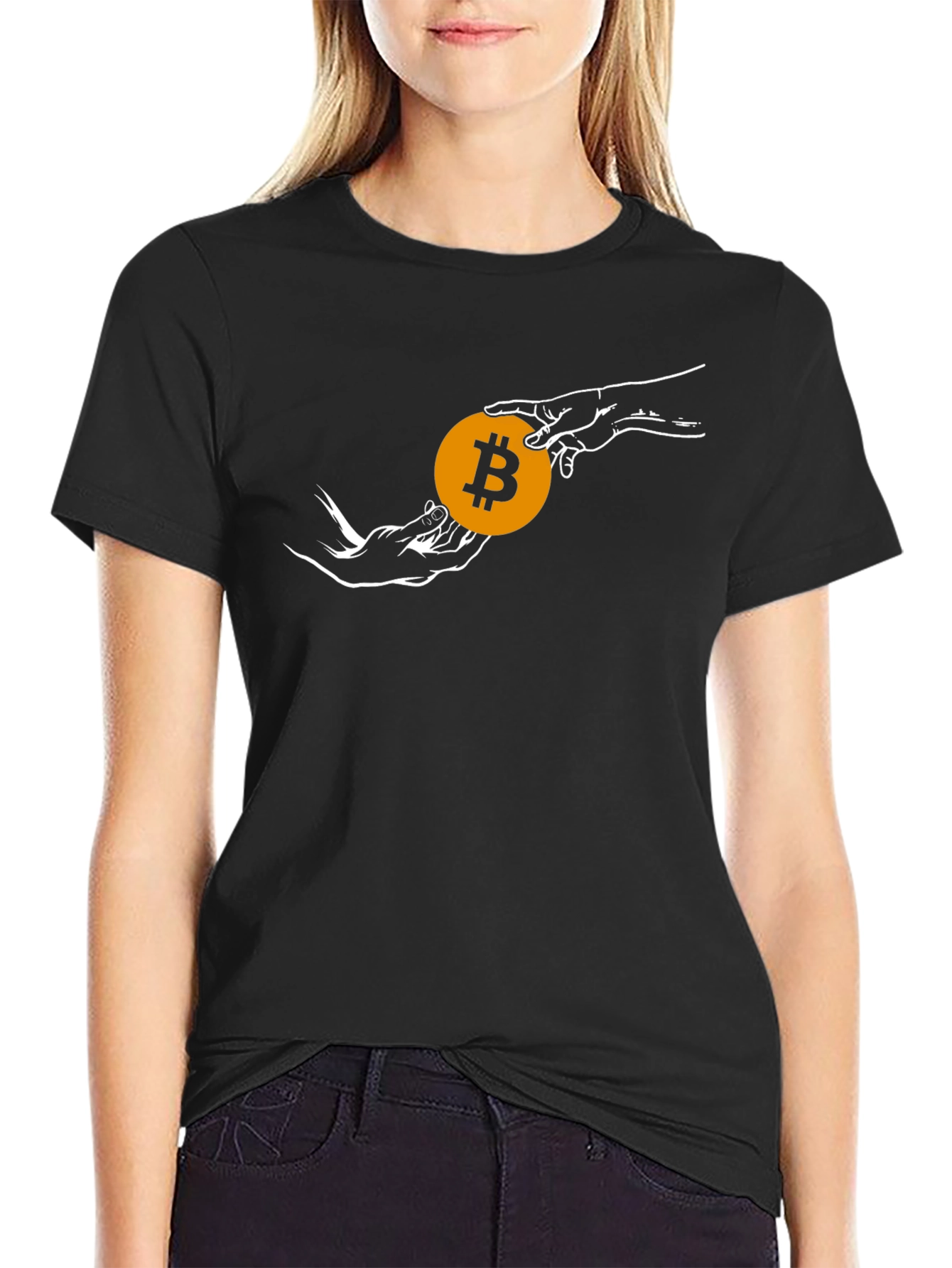 Bitcoin Creation T-Shirt - Crypto Art Tee