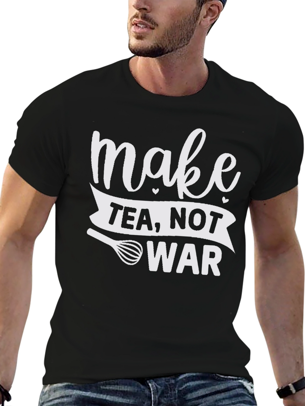 Make Tea Not War Graphic T-Shirt