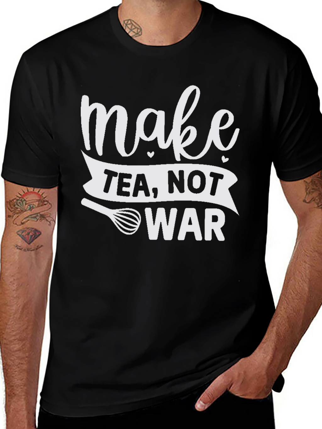 Make Tea Not War Graphic T-Shirt