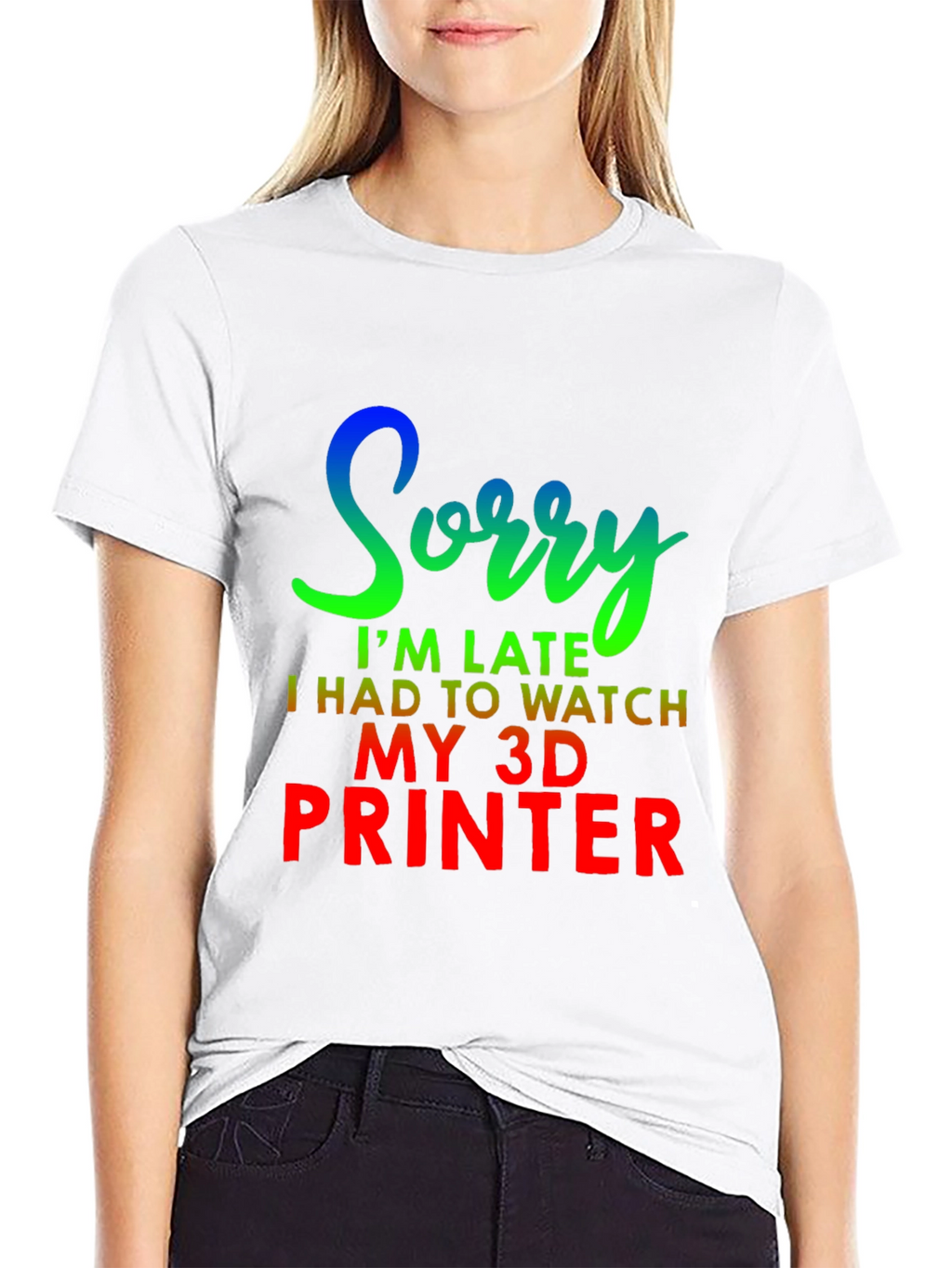 Funny 3D Printer Late T-Shirt