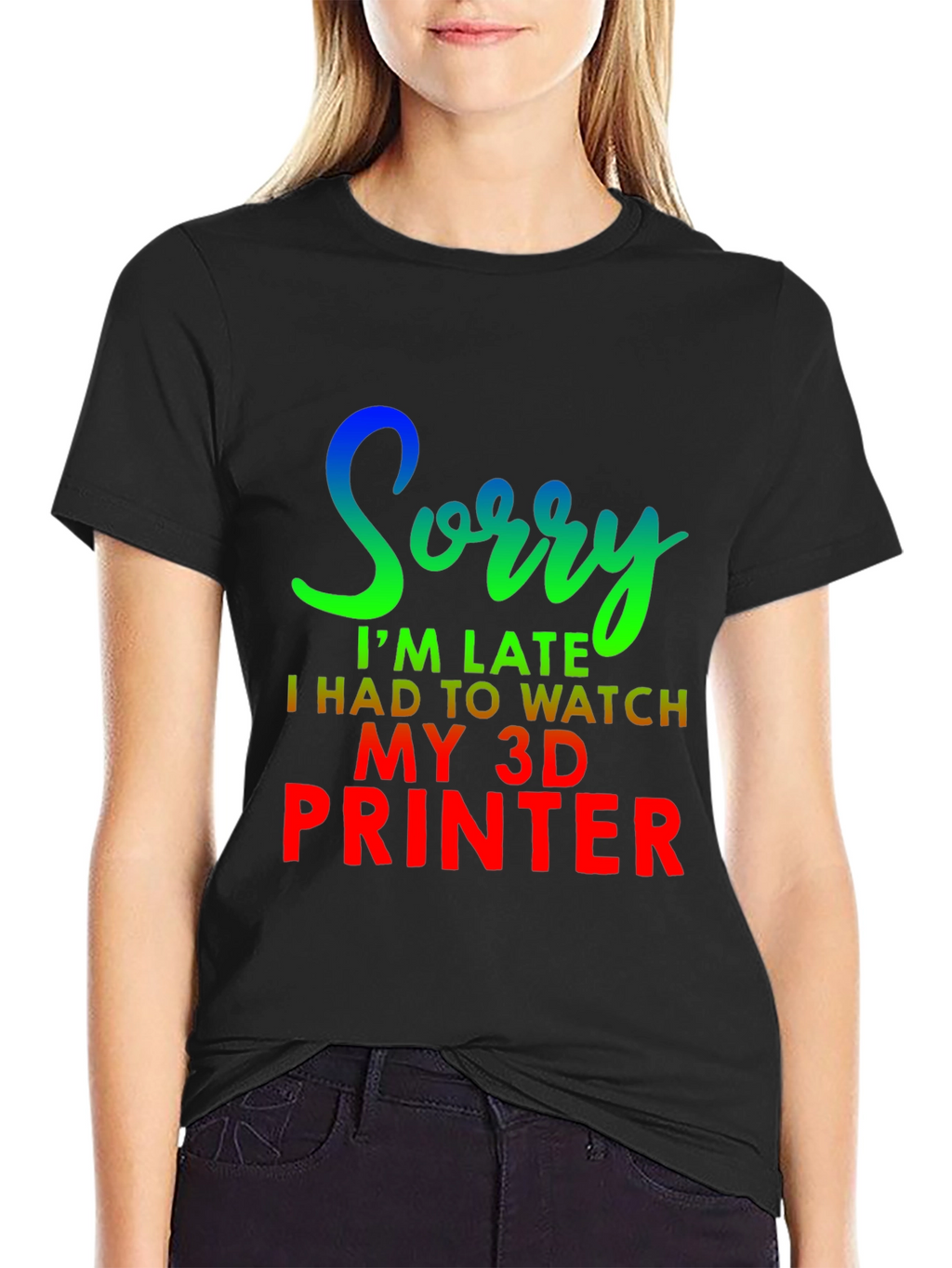 Funny 3D Printer Late T-Shirt