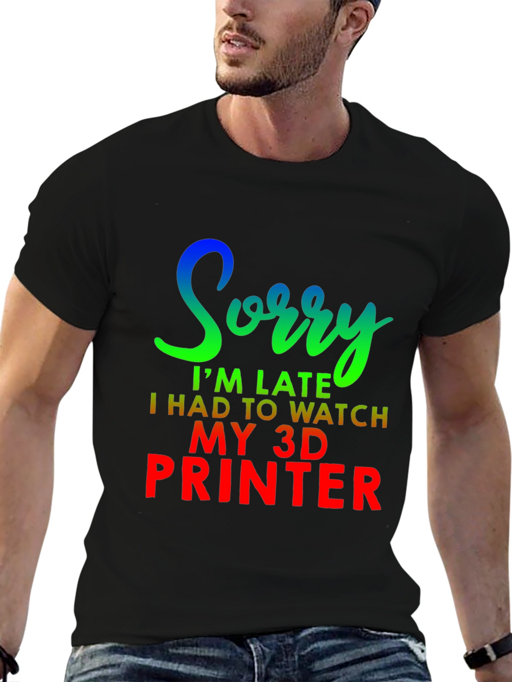 Funny 3D Printer Late T-Shirt
